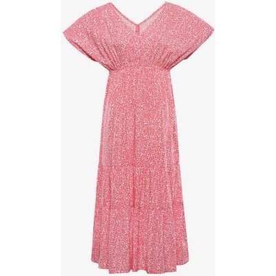 Alpine Pro Червена дамска лятна рокля на цветя Graana ALPINE PRO | Cherven | ЖЕНИ | XL