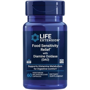 Life Extension Food Sensitivity Relief with Diamine Oxidase - DAO [60 капсули]