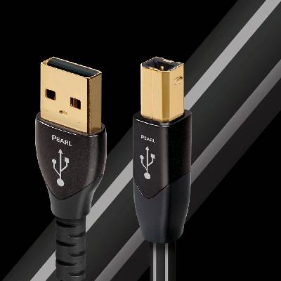 AudioQuest USBPEA03 Pearl USB A-B USB B 3m černý