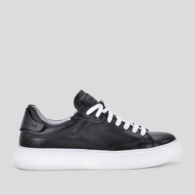 Tinti Shoes Мъжки кецове в черно Basket black