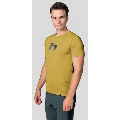 Hannah Bine T-Shirt golden palm žluté