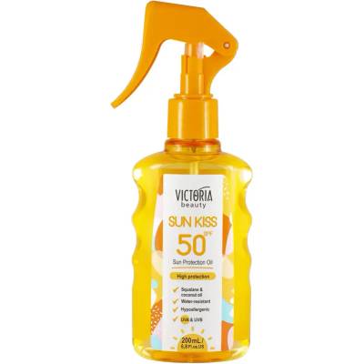 Victoria Beauty Sun Kiss SPF 50 слънцезащитно масло за тяло 200ml (c-0770459)