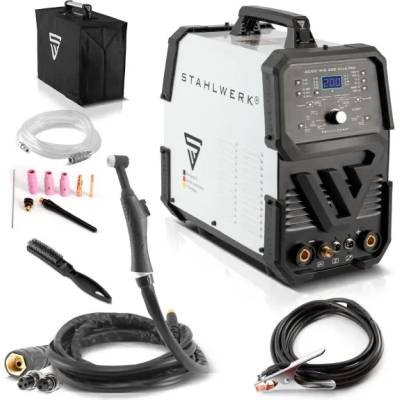 STAHLWERK Заваръчен апарат - електрожен STAHLWERK AC/DC TIG 200 Puls Pro/ 200A (1035)
