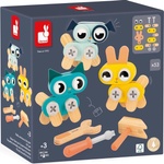 Janod Дървен комплект Janod Brico'Kids - Направи си сам домашни любимци (J06450)