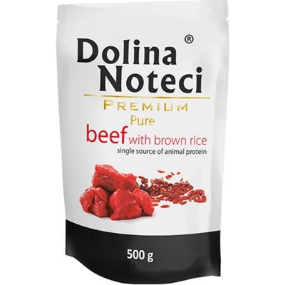 Dolina Noteci Premium Pure Adult Dog Beef with Brown Rice 500 g