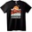 NOONEBRAND Тениска Лятна Ваканция в Планината - 4XL, Black