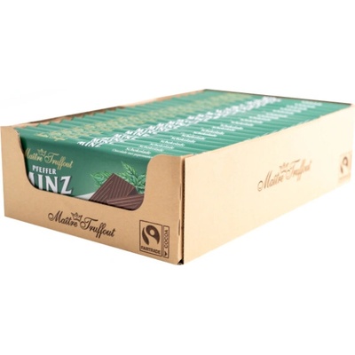 Maitre Truffout hořká čokoláda s mátovou náplní 20 x 100 g