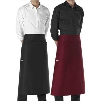 Egochef Barmanská zástěra do pasu černá bordó bordó E-6108003C