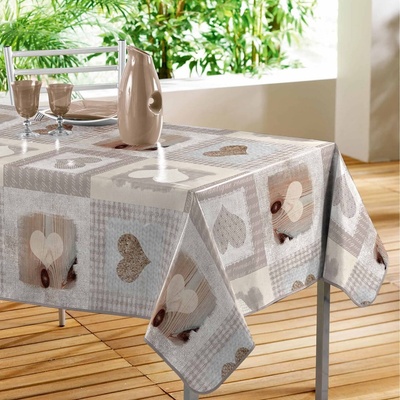 douceur d'intérieur Измиваема покривка за маса от PVC 140x240 cm Cosy Coeur - douceur d'intérieur (1710600)