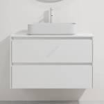 Bath Deluxe Шкаф за баня с мивка TRONDHEIM/LJORDAL 90x57x46 cm бял (SETBT0150D)