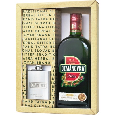 Demänovka Bitter 38% 0,7 l (darčekové balenie ploskačka)