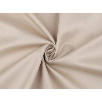 Bavlněný satén hladký šíře 220 cm Varianta: 6 light brown ecru, Balení: 1 m