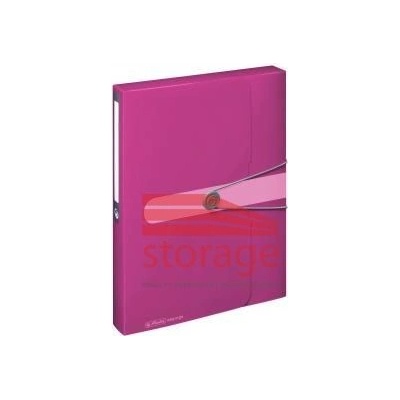 Herlitz s gumičkou Easy Orga A4 PP ružový HL216397