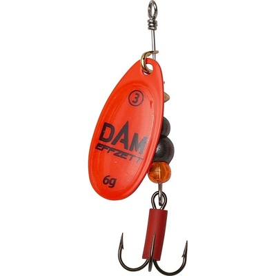 DAM Třpytka Effzett Fluo Spinner Red veľ.1 3g