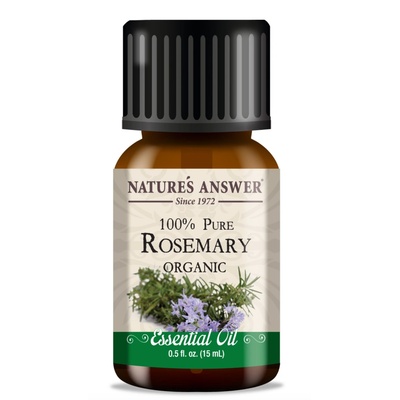 Nature's Answer Rosemary Essential Oil, Розмарин, етерично масло, ОРГАНИЧНО, 15 ml