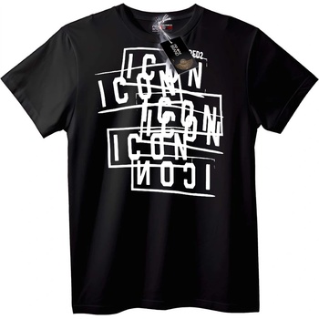 NOONEBRAND Тениска Icon с графика - XL, Black