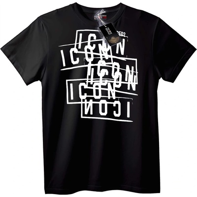 NOONEBRAND Тениска Icon с графика - XL, Black