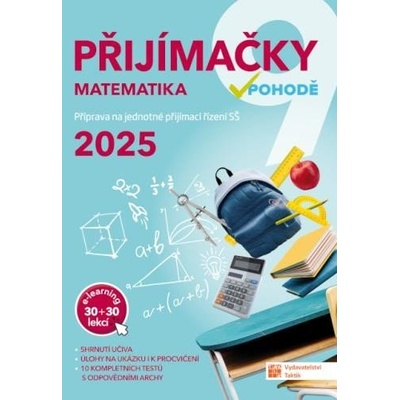 Přijímačky 9 Matematika + E-learning 2025 – Zboží Mobilmania