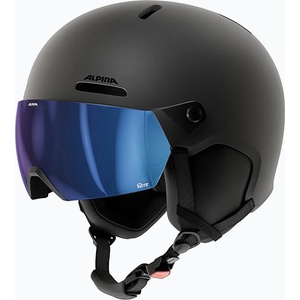 Alpina Скиорска каска Alpina Arber 2 Visor Q-Lite black matte