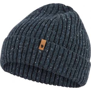 Fjällräven Зимна шапка (beanie) Fjällräven Övik Neps Beanie - Dark Navy - размер One Size (904-6766-0211)