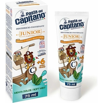 Pasta del Capitano detská sladká mäta 75 ml