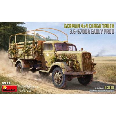 MiniArt German 3t 4x4 Cargo Truck 3.6-6700A Early 1:35