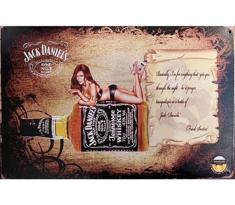 Ceduľa Jack Daniels