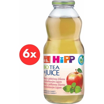 Hipp BIO jablečná šťáva s meduňkovým čajem nápoj 500 ml