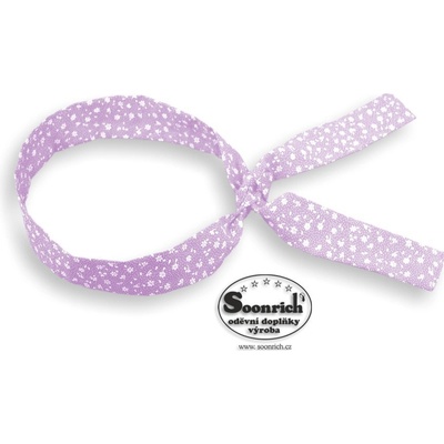 Soonrich čelenka fialová kytky