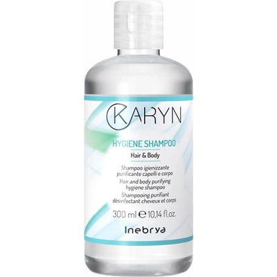 Inebrya Karyn Hygiene dezinfekční čisticí šampon na vlasy a tělo 300 ml