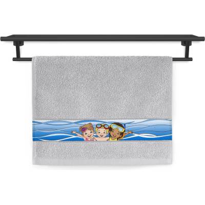 Veba RUJANA tisk Hurá do vody jemná ocel 30 x 50 cm