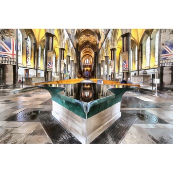 DIMEX ART s. r. o Флизелинов фототапет катедралата в залцбург 375 x 250 см