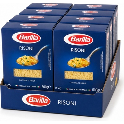 Barilla Risoni No.26 8 x 0,5 kg