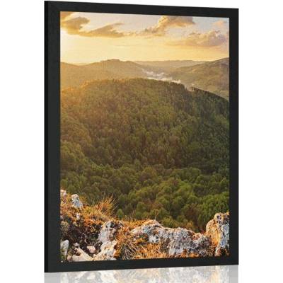 Plakát Vršatská bradla na Slovensku - 30x45 white