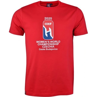 Pánské tričko IIHF Women's World Championship Czechia MS 2025 Red