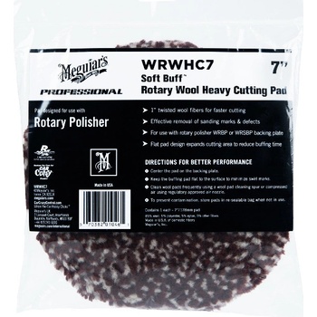 Meguiar's Rotary Wool Heavy Cutting Pad 175 mm