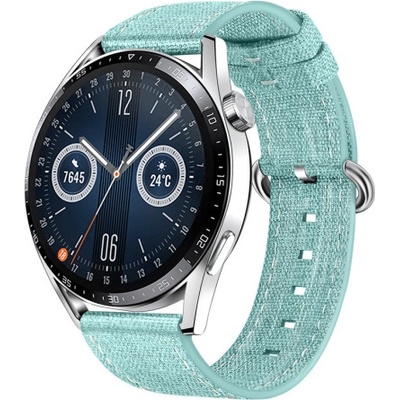 BStrap Denim remienok na Xiaomi Amazfit GTR 2 / GTR 47mm, light green SSG031C0506