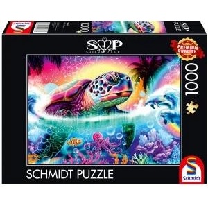 Schmidt Spiele Sheena Pike: Neon Turtle (1000 Pieces)