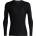 Icebreaker Мъжко мериносово термобельо Icebreaker 175 Everyday L/S Crewe Merino base layer - Black (015-0851-0111)