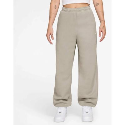 Dámske tepláky Nike STUDIO FLEECE HIGH-WAISTED PANTS Béžová