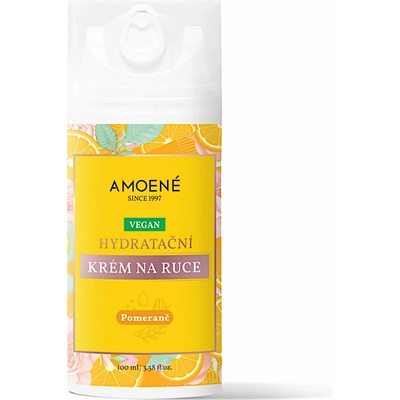 Amoené hydratační krém na ruce Pomeranč Airless 100 ml