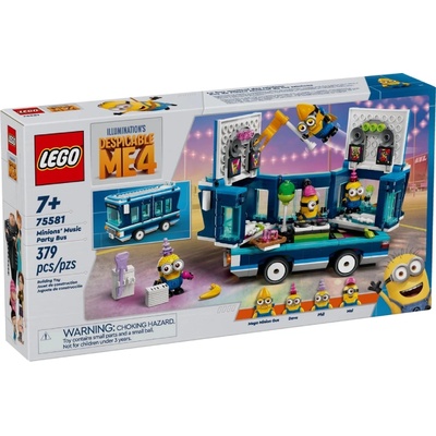 LEGO® Despicable Me 4 - Minions' Music Party Bus (75581)