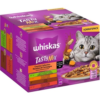 Whiskas капсула Tasty mix Country Collection 24 x 85 г