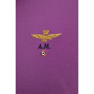 Aeronautica Militare тениска с яка мъжка от памук (PO1308UP00082) - answear - 101,68 лв