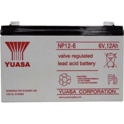 YUASA NP12-6 6V 12Ah