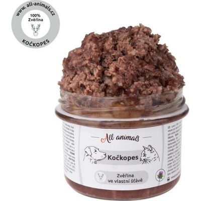 All Animals kočkopes Zvěřina ve vlastní šťávě 200 g – Zbozi.Blesk.cz