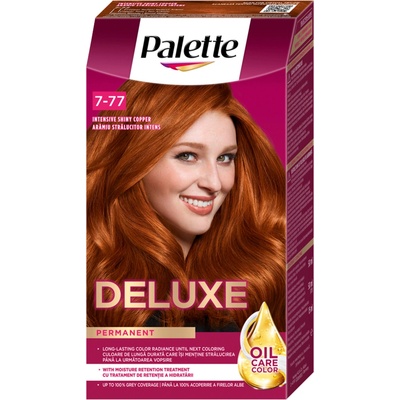 Schwarzkopf Palette Deluxe 7-77 intenzívna zářivě medená