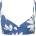 Roxy Дамско бикини горнище Roxy Women's PT Essentials Wrap Bra Bikini top - Dutch Blue Flower Soul (150-6336-0213)