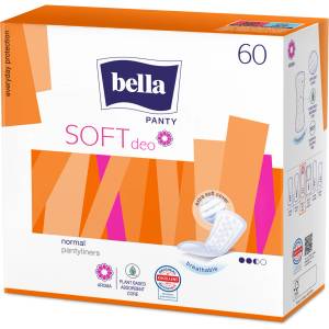 Bella Panty Soft Deo Fresh Ежедневни превръзки 60 бр (BE-021-RZ60-W01)