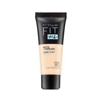 Maybelline Fit Me! Foundation Matte + Poreless 095 Fair Porcelain tekutý make-up so zmatňujúcim účinkom 30 ml